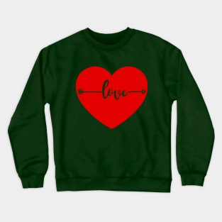 Love Arrow Crewneck Sweatshirt